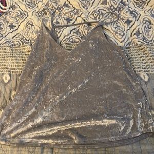 American Eagle velvet tank top